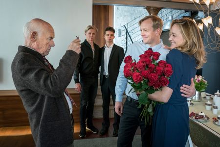 Sonsee Neu, Dietrich Hollinderbäumer, Markus von Lingen, and Roman Schomburg in Leipzig Homicide (2001)