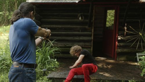 Gary Daniels and Ryan M. Shaw in Bring Him Back Dead (2022)