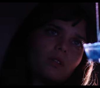 Marlen Uribe on set of Matt Kivel’s Music Video
