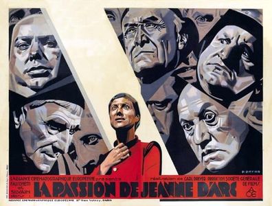 André Berley, Maria Falconetti, Armand Lurville, Maurice Schutz, and Eugene Silvain in The Passion of Joan of Arc (1928)