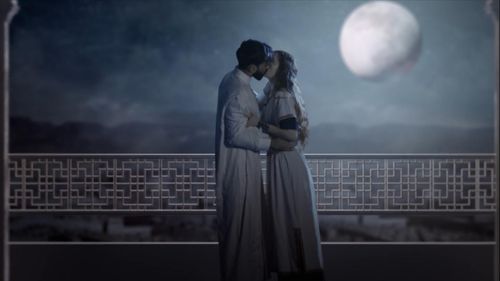 Richard Lund and Maia Michaels in The Fatal Conflict: Judea and Rome (2018)