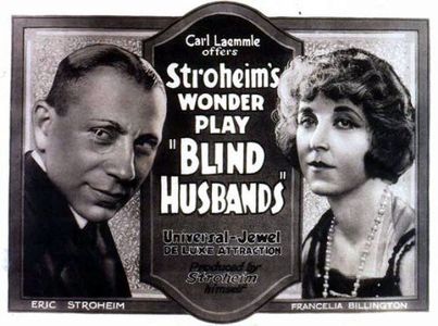 Erich von Stroheim and Francelia Billington in Blind Husbands (1919)