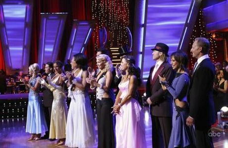 John Ratzenberger, Billy Ray Cyrus, Joey Fatone, Ian Ziering, Laila Ali, Apolo Ohno, Kym Johnson Herjavec, Karina Smirno