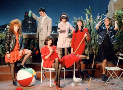 Antonio Banderas, María Barranco, Ana Leza, Carmen Maura, Rossy de Palma, and Julieta Serrano in Women on the Verge of a
