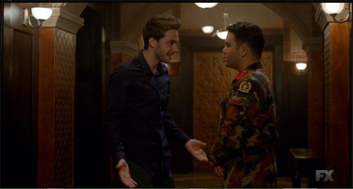 Cameron Gharaee and Noah Silver in Tyrant (2014)