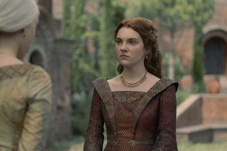 Milly Alcock and Emily Carey in House of the Dragon (2022)