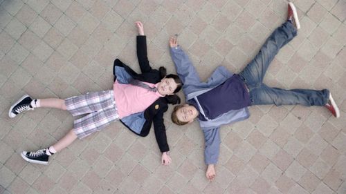 Jimmy Bennett and Jolie Vanier in Shorts (2009)