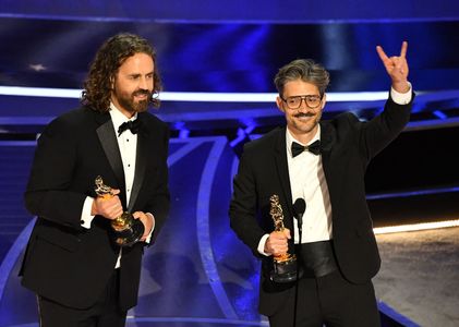 Leo Sanchez Barbosa and Alberto Mielgo at an event for The Oscars (2022)