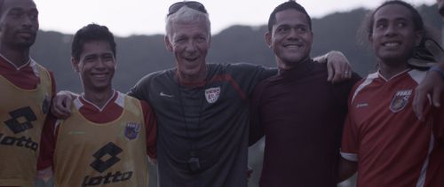 Thomas Rongen, Nicky Salapu, Gene Ne'emia, Rawlston Masaniai, and Charles Uhrle in Next Goal Wins (2014)