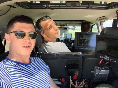 Director TJ O'Grady-Peyton and DOP Eigil Byrld (BMW shoot)
