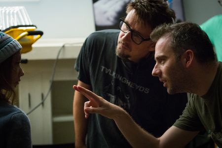 Scott Derrickson, Ciarán Foy, and Laila Haley in Sinister 2 (2015)