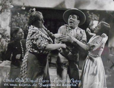 Miguel Ligero, Estrellita Castro, and Concha Catalá in Sighs of Spain (1939)