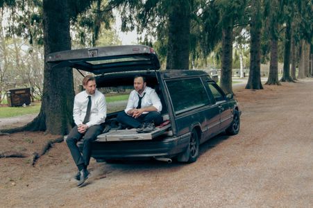 Jari Virman and Pekka Strang in Death Is a Problem for the Living (2023)