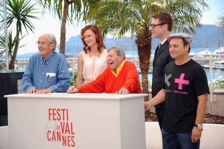 Jerry Lewis, Kevin Pollak, Michel Legrand, Daniel Noah, and Kerry Bishé at an event for Max Rose (2013)