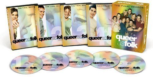Hal Sparks, Robert Gant, Gale Harold, Randy Harrison, Scott Lowell, and Peter Paige in Queer as Folk (1999)