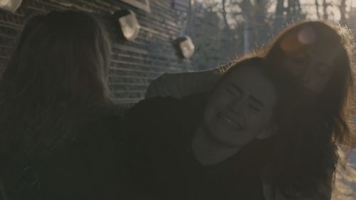 Florence Harvey, Cecilia Calancha, and Heather Cairns in Doctor Theatre (2020)