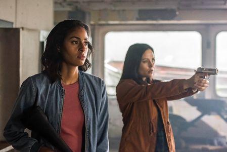 Katherine Ramdeen and Clark Backo in Supernatural: Wayward Sisters (2018)
