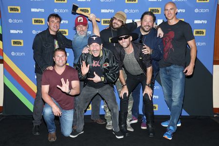Tom DeSanto, Greg Grunberg, Rod Roddenberry, Kerry O'Quinn, Douglas Tait, and George Noe at an event for IMDb at San Die