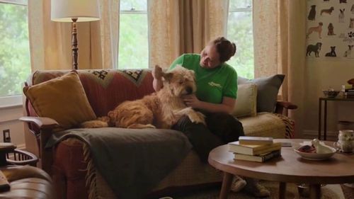 Production Still of Nicole in Rover Spot