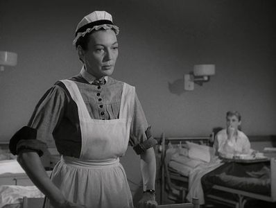 Bibi Andersson and Barbro Hiort af Ornäs in Brink of Life (1958)