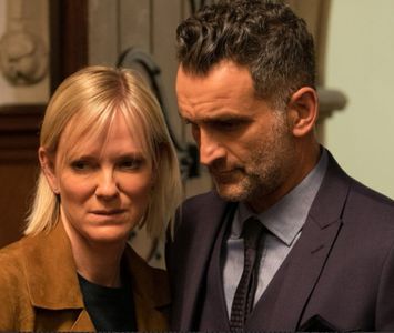 John Marquez and Hermione Norris