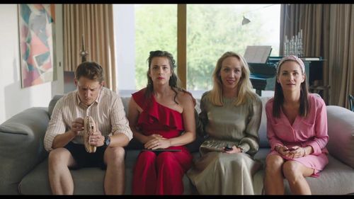 Sandra Nováková, Petra Hrebícková, Stepán Benoni, and Gabriela Marcinková in Mothers (2021)
