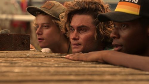 J.D., Chase Stokes, and Rudy Pankow in Outer Banks (2020)