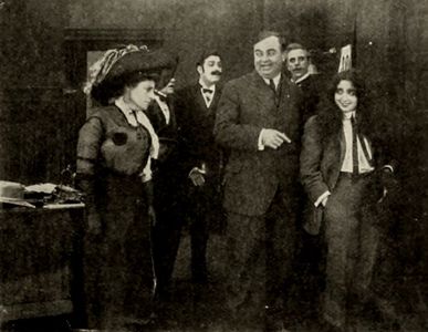 Alice Davenport, Fred Mace, and Mabel Normand in Mabel's Stratagem (1912)