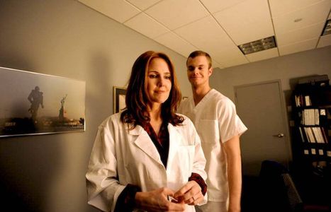 Karen Culp and Jack Quaid in Aberrant (2016)