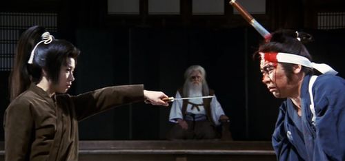 Junko Hitomi and Minoru Ôki in Lone Wolf and Cub: White Heaven in Hell (1974)