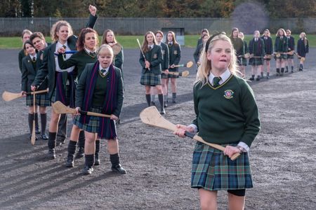Nicola Coughlan, Leah O'Rourke, Dylan Llewellyn, Louisa Harland, Jamie-Lee O'Donnell, Beccy Henderson, and Saoirse-Monic