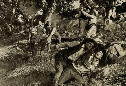 Edward Coxen and George Field in The Little House in the Valley (1914)