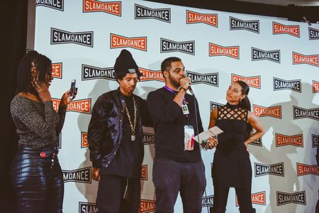 Rhaechyl Walker, Dee Dee Stephens, John Merchant, and Rickerby Alexander Brown-Hinds at an event for My Name is Myeisha 