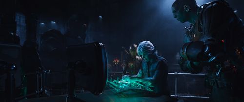 Lena Waithe, Tye Sheridan, and Philip Zhao in Ready Player One (2018)