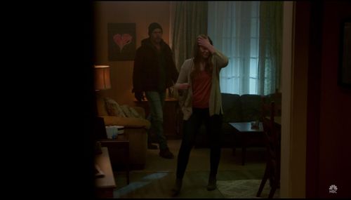 Still of Emma Jo Boyden and Patrick John Flueger in Chicago PD and Instinct