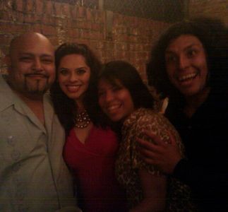Rolando Molina, Magi Avila, friend and George Paez at the 