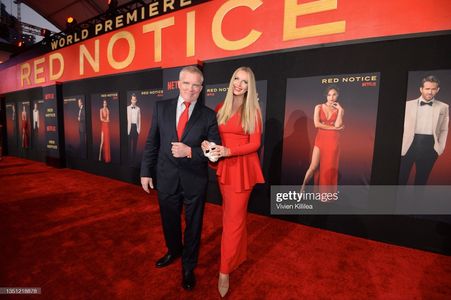 Lucia Oskerova and Anthony Michael Hall at 