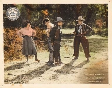 Francelia Billington and William Russell in Snap Judgment (1917)