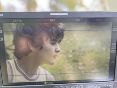 On set for It's Alright Now