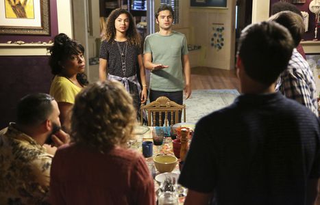 Daniel Franzese, Alexis Carra, Jessica Sula, Sebastian De Souza, and David Witts in Recovery Road (2016)