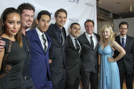 Abstraction Los Angeles Premiere (left to right) Korrina Rico, Manu Intiraymi, Richard Manriquez, Hunter Ives, Prince Ba