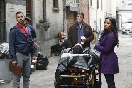 Jon Huertas, Tamala Jones, Nathan Fillion, and Riccardo LeBron in Castle (2009)