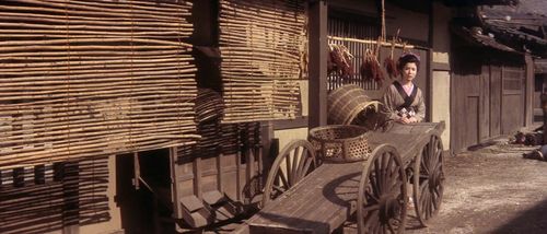 Reiko Fujiwara in Zatoichi on the Road (1963)