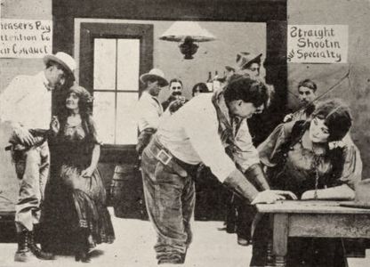 Gilbert M. 'Broncho Billy' Anderson and Gladys Field in The Lucky Card (1911)