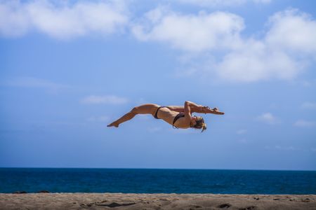 Split Front Flip