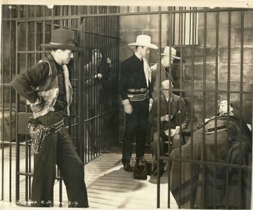 Reginald Hincks, Arthur Legge-Willis, Ted Mapes, and Charles Starrett in Stampede (1936)