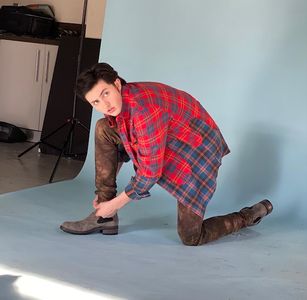 Gianni DeCenzo Bello Magazine photo shoot BTS