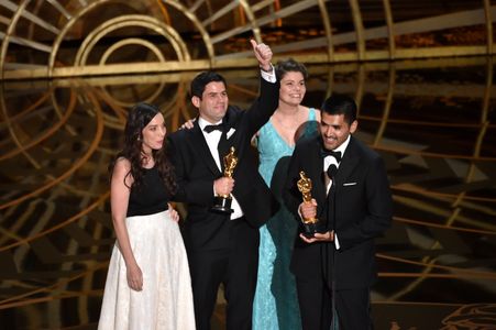 Antonia Herrera Oesterheld, Gabriel Osorio Vargas, Pato Escala Pierart, and Mari Soto-Aguilar at an event for The Oscars