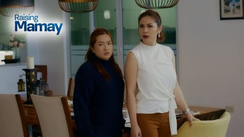 Valerie Concepcion and Joyce Ching in Raising Mamay (2022)