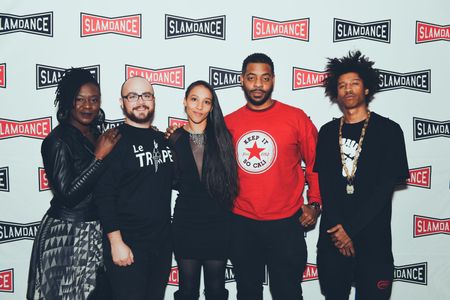 Gus Krieger, Rhaechyl Walker, Dee Dee Stephens, John Merchant, and Rickerby Alexander Brown-Hinds at an event for My Nam